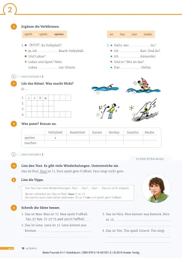 Beste Freunde A1.1 Arbeitsbuch mit Audio-CD - фото 4