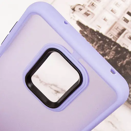 Чехол TPU+PC Lyon Frosted для Xiaomi Redmi Note 9s / Note 9 Pro / Note 9 Pro Max Purple - фото 5