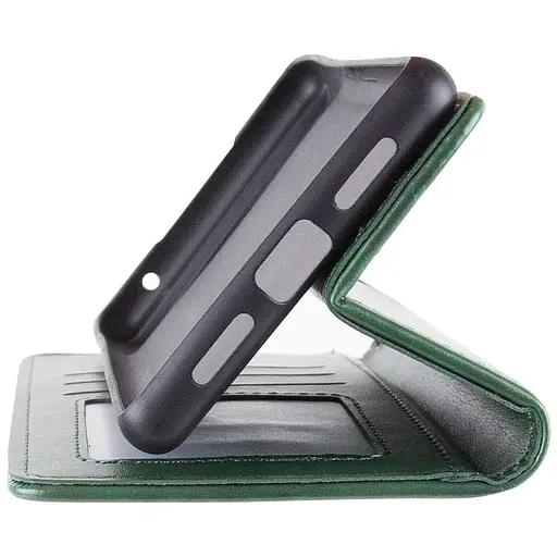 Шкіряний чохол-книжка Getman Gallant (PU) для Google Pixel 7a Зелений - фото 6