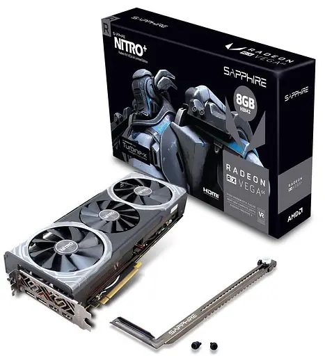 Видеокарта Sapphire AMD Radeon RX Vega 64 8G NITRO+ Limited Edition (11275-00) (HBM2, 2048 bit, PCI-E 3.0 x16) Б/у - фото 5