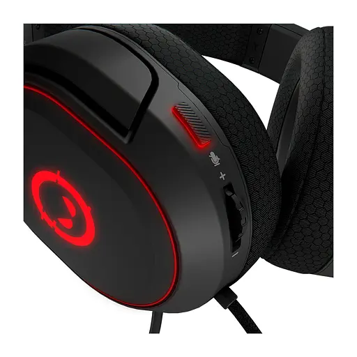 Наушники Lorgar Kaya 460 Gaming RGB USB Black LRG-GHS460 - фото 5