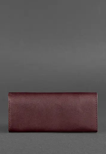 Жіночий шкіряний гаманець Керрі 1.0 бордовий краст - фото 6