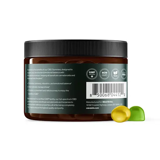 Канабидиол Mind Shi CBD Gummies Full Spectrum Apple & Lemon 750 мг 30 шт. - фото 2