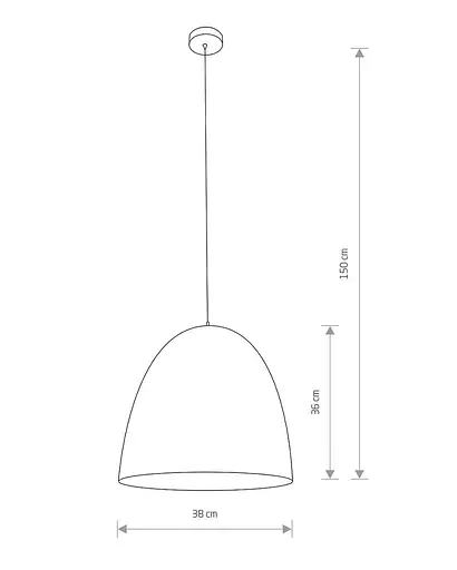 Подвесной светильник Nowodvorski 9022 Egg m - фото 2
