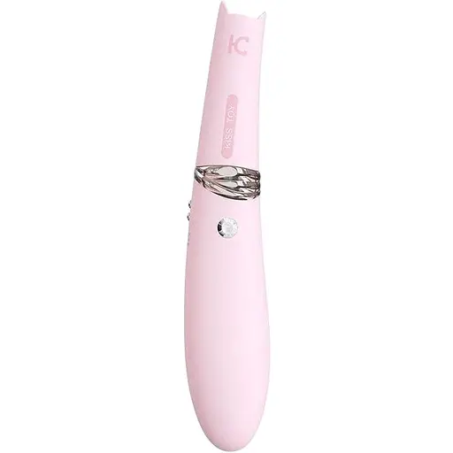 Вакуумный стимулятор с вибрацией KissToy Miss CC Рожевий