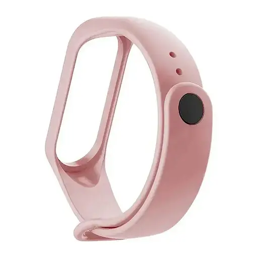 Ремешок для фитнес-браслета Lemfo для Xiaomi Mi Band 3 и 4 бледно розовый - фото 2