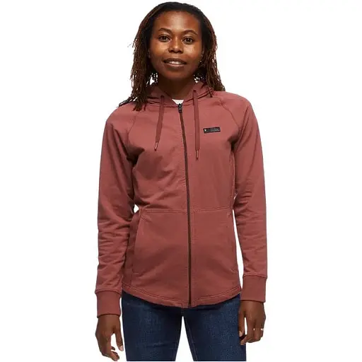 Кофта Black Diamond W Mountain Transparency Full Zip Hoody Cherrywood XS (1033-BD 7300952009XSM1)