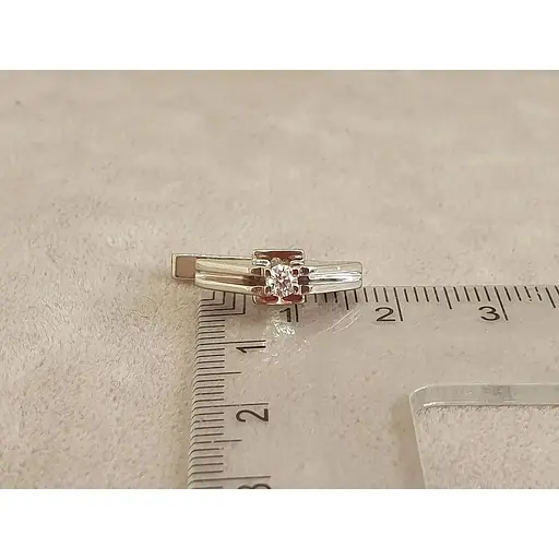 Золотые серьги с бриллиантами. 202248Б - фото 5