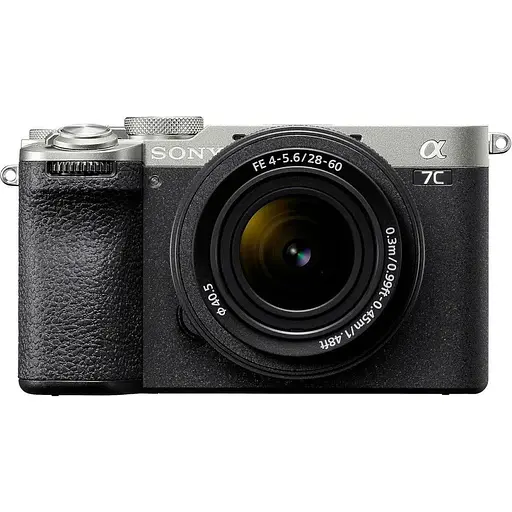 Бездзеркальний фотоапарат Sony Alpha A7C II Kit FE f/4-5.6 28-60 mm Silver (ILCE7CM2LS) UA [137138]