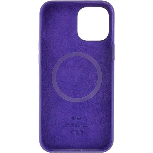 Чохол Silicone case AAA with Magsafe and Animation для Apple iPhone 12 Pro Max 6.7 Фіолетовий/Amethyst - фото 3