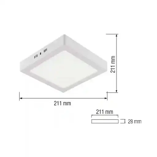 Светильник накладной "Arina - 18" 18W 4200К, 6400К - фото 2