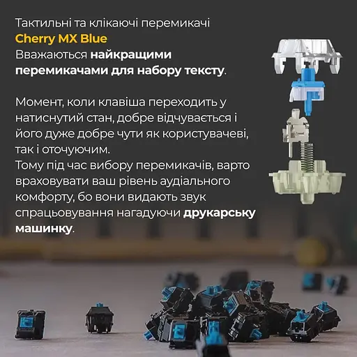Клавіатура Ducky One 3 Cherry MX Blue RGB White DKON2108ST-CUAPXPWWWSC1 UA (126072) - фото 6