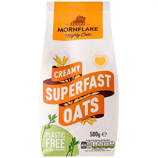 Хлопья овсяные Mornflake Cream Superfast 500 г