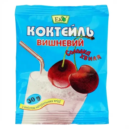 Коктейль Еко Солодка хвиля молочний вишневий 30 г