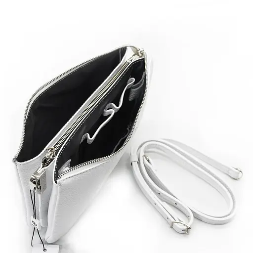 Кожаный женский клатч Grande Pelle 25х16х6 см sum0026479 - фото 8