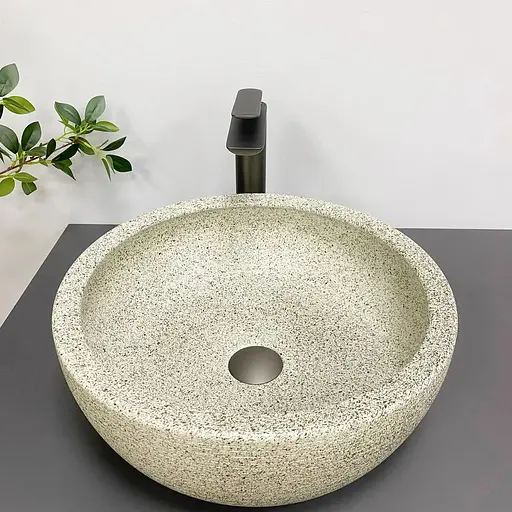 Умивальник VBI Corridonia beige stone matt накладний VBI-016100 - фото 1