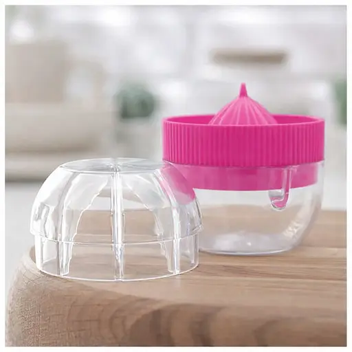 Пресс соковыжималка ручная для лимона и цитрусовых Розовый 88276 - фото 4