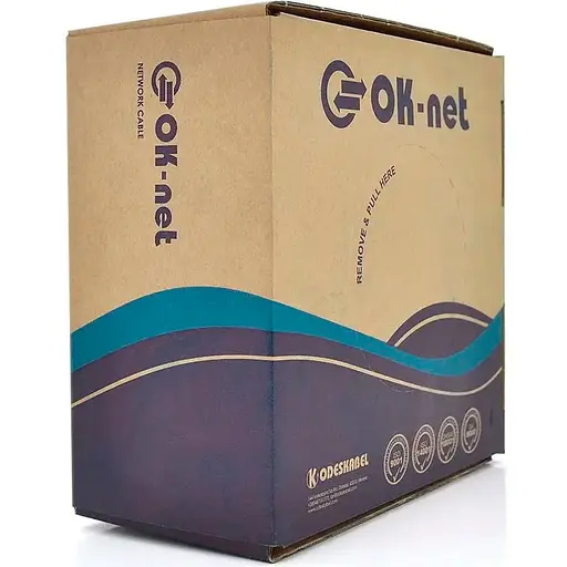 Кабель Одескабель КГПП-ВП (100) 4x2xAWG26/7 (U/UTP-cat.5E-SL patch), CU, для зовн. робiт, 305м
