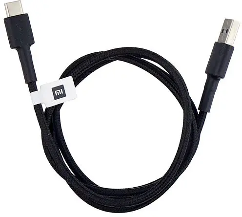 Кабель Xiaomi Mi Braided USB Type-C Cable 100cm Чорний - фото 2