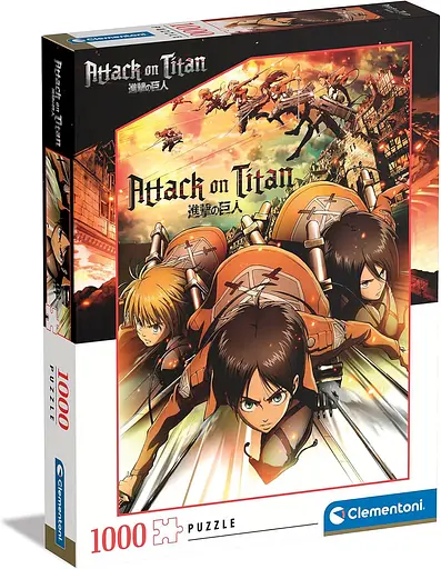 Пазл Anime Attack On Titans (Аніме Атака Титанів) - 1000 шт. Clementoni 39727