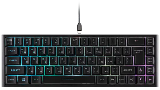 Клавіатура бездротова 2E GAMING KG360 RGB Black (2E-KG360UBK) - фото 3