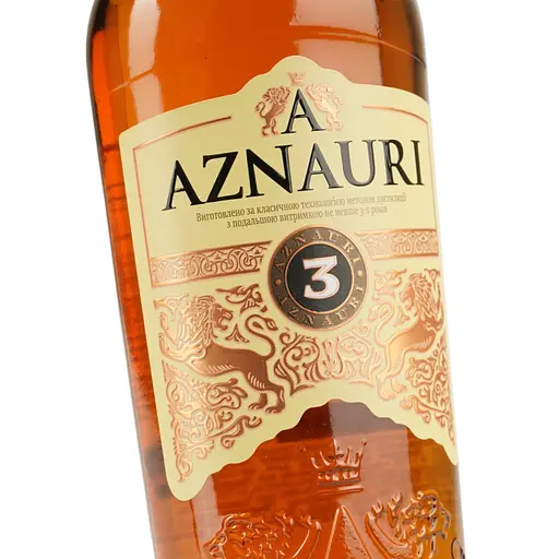Бренді України Aznauri 3 зірки, 40%, 0,35 л (878245) - фото 5
