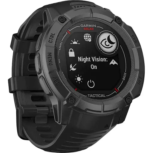 Смарт-годинник Garmin Instinct 2X Solar-Tactical Edition Black (010-02805-13/03) - фото 7
