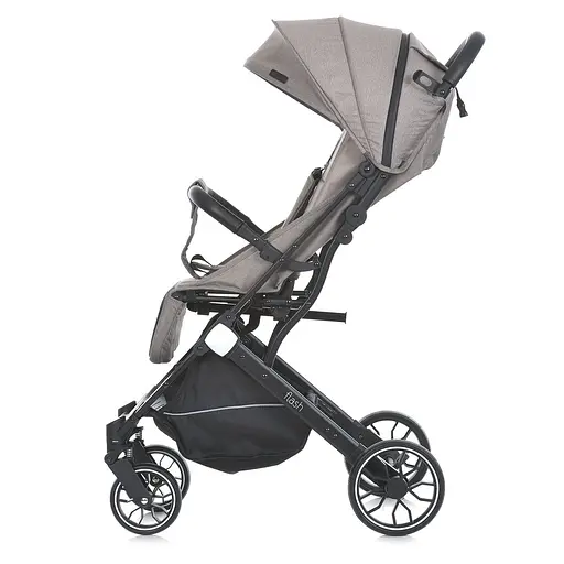 Детская прогулочная коляска-книга Bambi M 5727 Flash Latte Бежева - фото 3
