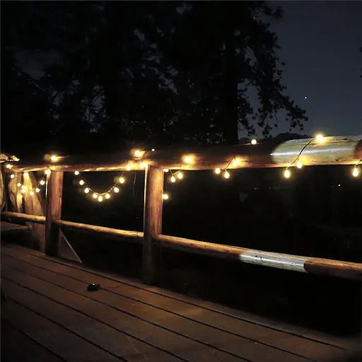 Солнечная гирлянда Матовые шарики, 50 ламп, 7,5 м, теплый белый - фото 5