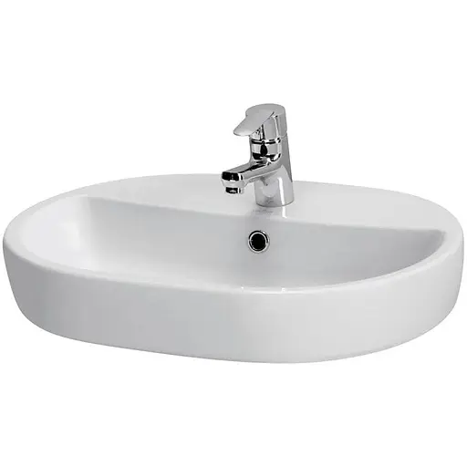 Умивальник накладний Cersanit Caspia 60 см K11-0099, Білий - фото 1