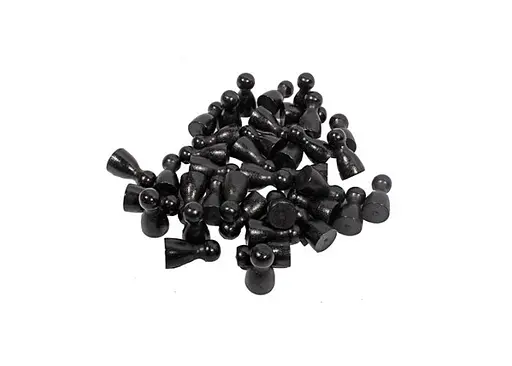 Аксесуар Фішка дерев'яна чорна для настільних ігор 2.5 см поштучно (Р00804) - фото 4