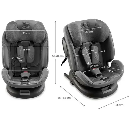 Автокрісло Kinderkraft Xpedition 3 i-Size Grey (KCXPED03GRY0000) - фото 10