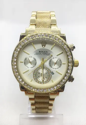 Часы наручные женские Clockhouse Rolex Золотистый (IBW490YO) - фото 2