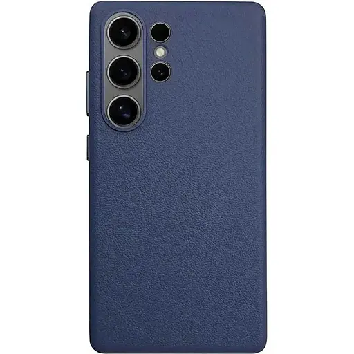 Чехол Epik Leather Case для Samsung Galaxy S25 Ultra Dark Blue AAA [133783]