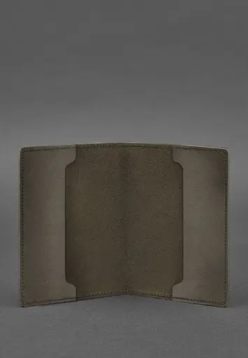 Кожаная обложка для военного билета офицера запаса 8.0 темно-коричневая Crazy Horse - фото 4