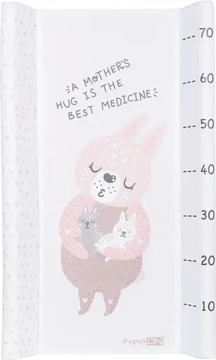 Килимок для сповивання FreeON Love Bunny з укріпленим дном 50x80 см - фото 1
