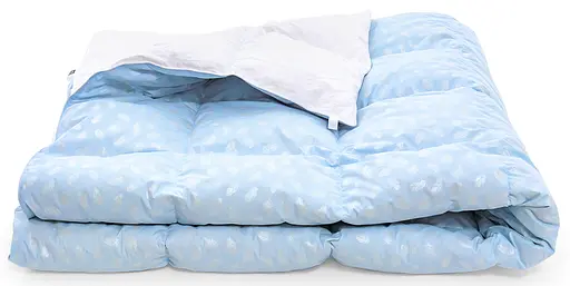 Ковдра пухова MirSon Karmen №1855 Bio-Blue, 90% пух, євростандарт, 220x200, блакитна (2200003014273) - фото 3