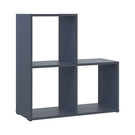 Стеллаж Doros Степь 2х2 Графит открытый 69х28.8х71.4 (41516157) - фото 6