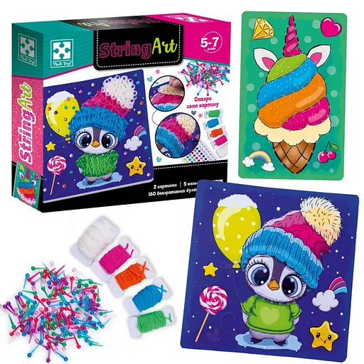 Дитячий набір для творчості "Ласунчик" VT4501-21, 160 декоративних булавок - фото 3