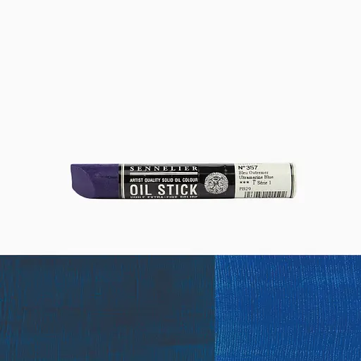 Фарба олійна у формі пастелі Sennelier Oil Stick, 38 мл, S1, Ультрамарин (Ultramarine) - фото 2