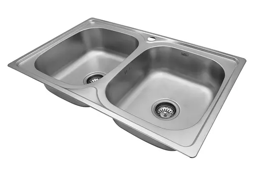 Кухонна мийка Kroner KRP Satin-5080Z (0,8 мм) CV025445, Satin - фото 3