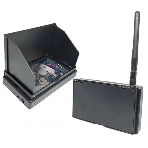 FPV монітор 4.3 дюйми з сонцезахисною шторкою для відображення відеосигналу від дронів 5.8 ГГц Nectronix F48 (101154) - фото 3