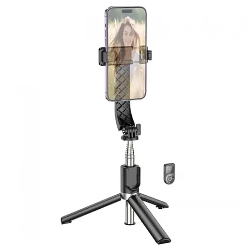 Монопод для селфи Hoco K20 с треногой + съемный BT пульт - фото 4