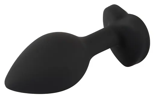 Анальная пробка Silicone Butt Plug 7.3 см (черный) - фото 3