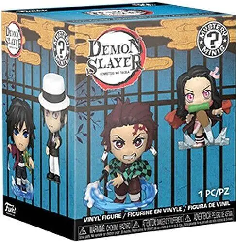 Коллекционная фигурка  Funko Mystery Minis  Demon Slayer  Клинок рассекающий демонов Одна секретная - фото 3