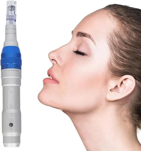 ALIWOD Microneedling Pen Беспроводная электрическая машина Набор инструментов для восстановления кожи 6 шт. 36 шт. Картриджи L709 - фото 6