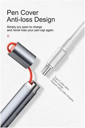 Стилус Baseus Square Line ємнісний Anti Missoperation - фото 2