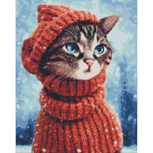 Алмазная мозаика Удивительная кошка ©Neag Mircea Marius AMO7350, 40х50 см