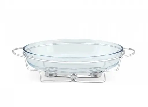 Мармит овальный настольный подогреватель еды Edenberg EB-1443 3 л термостойкая стеклянная посуда с подогревом - фото 4