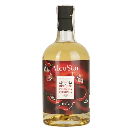 Напій спиртний AlcoStar Перцево-сливова спокуса 38% 0.5 л - фото 1